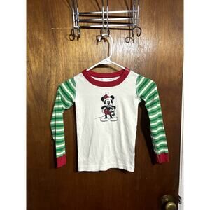 Hanna Andersson Disney Mickey Christmas Sleep Top 5T